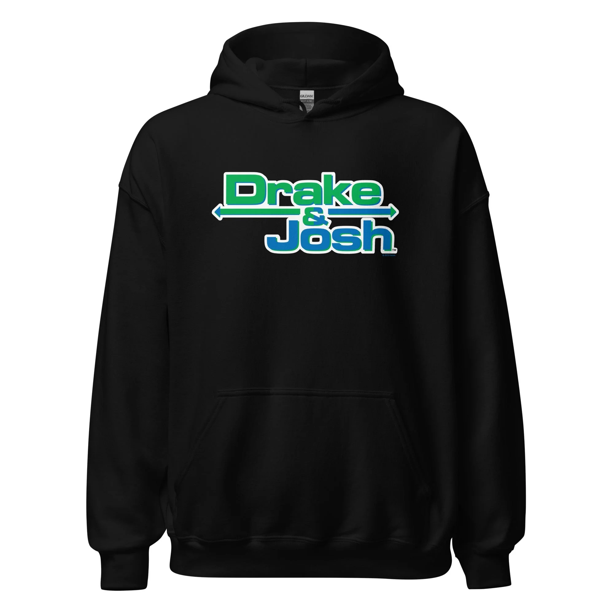 Drake & Josh Logo Adult Hooded Sweatshirt - Image 4