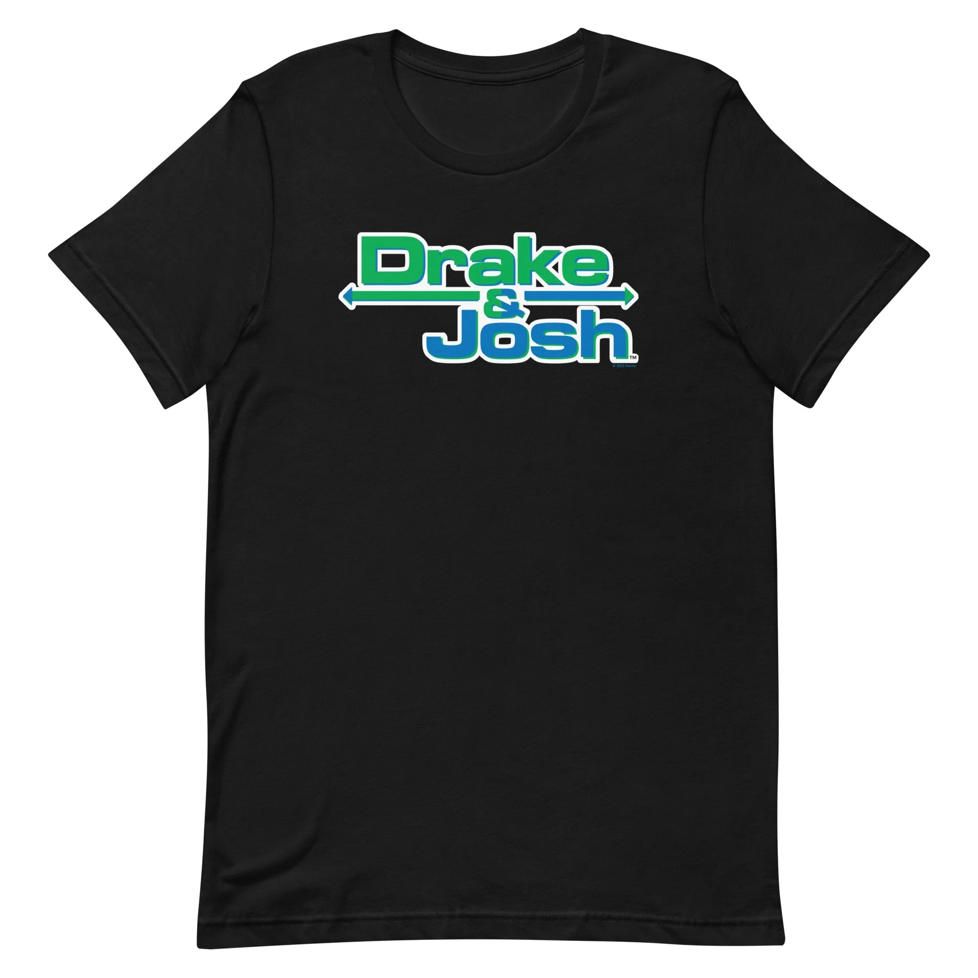 Drake & Josh Logo Adult Short Sleeve T-Shirt - Image 4