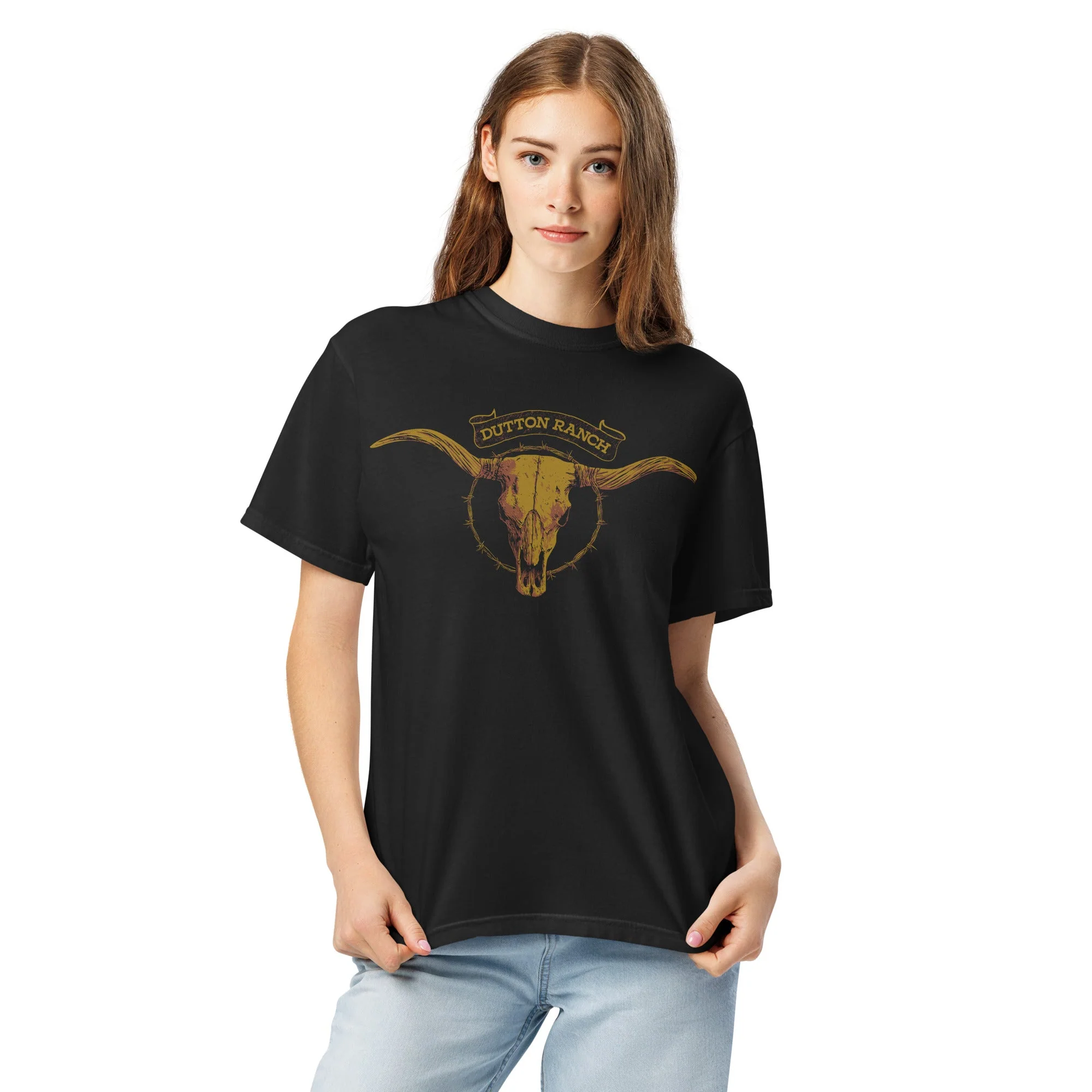 Dutton Ranch T-Shirt Longhorn Comfort Colors - Image 5