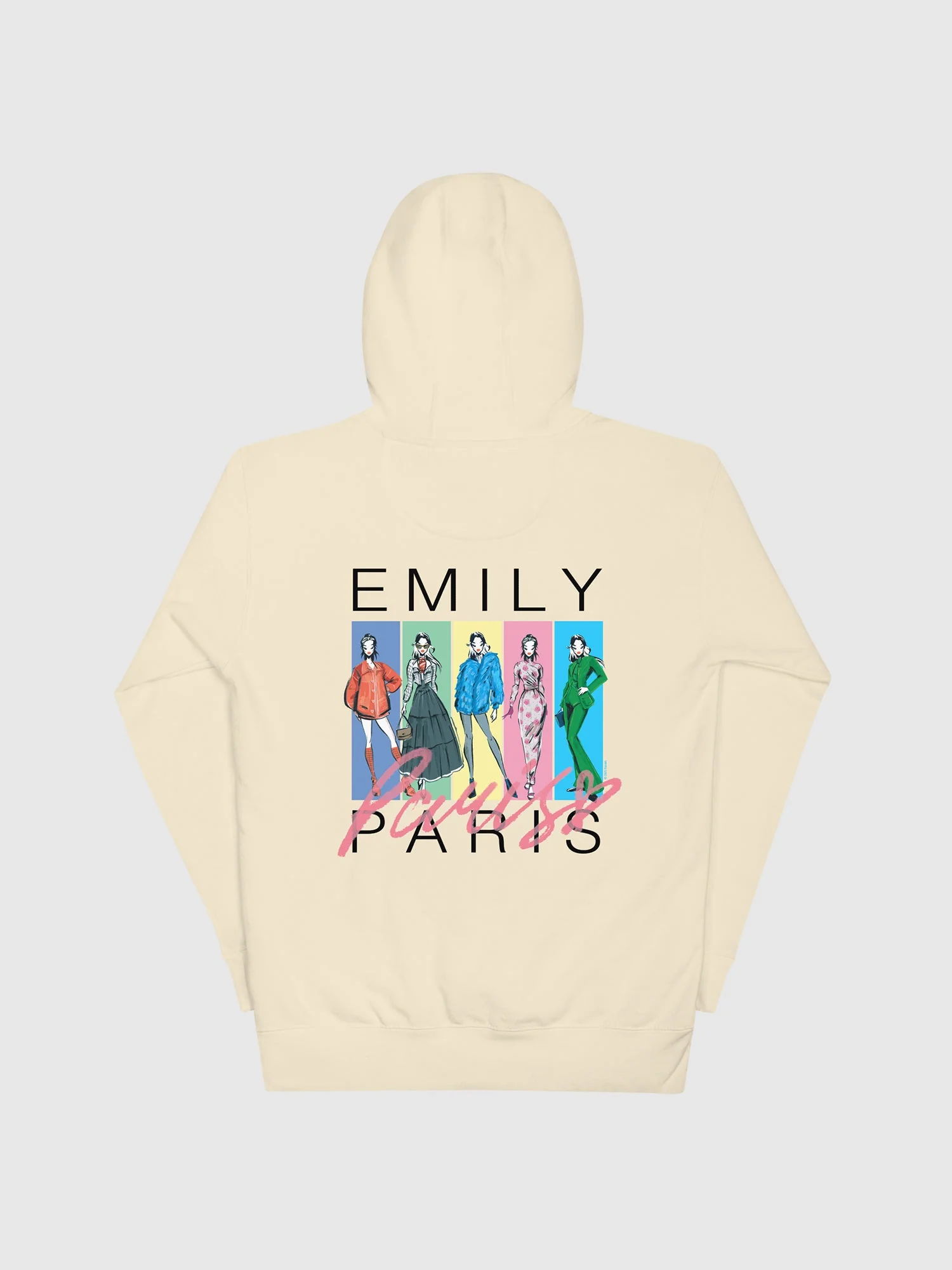 Emily in Paris Hoodie Fashion Sketches