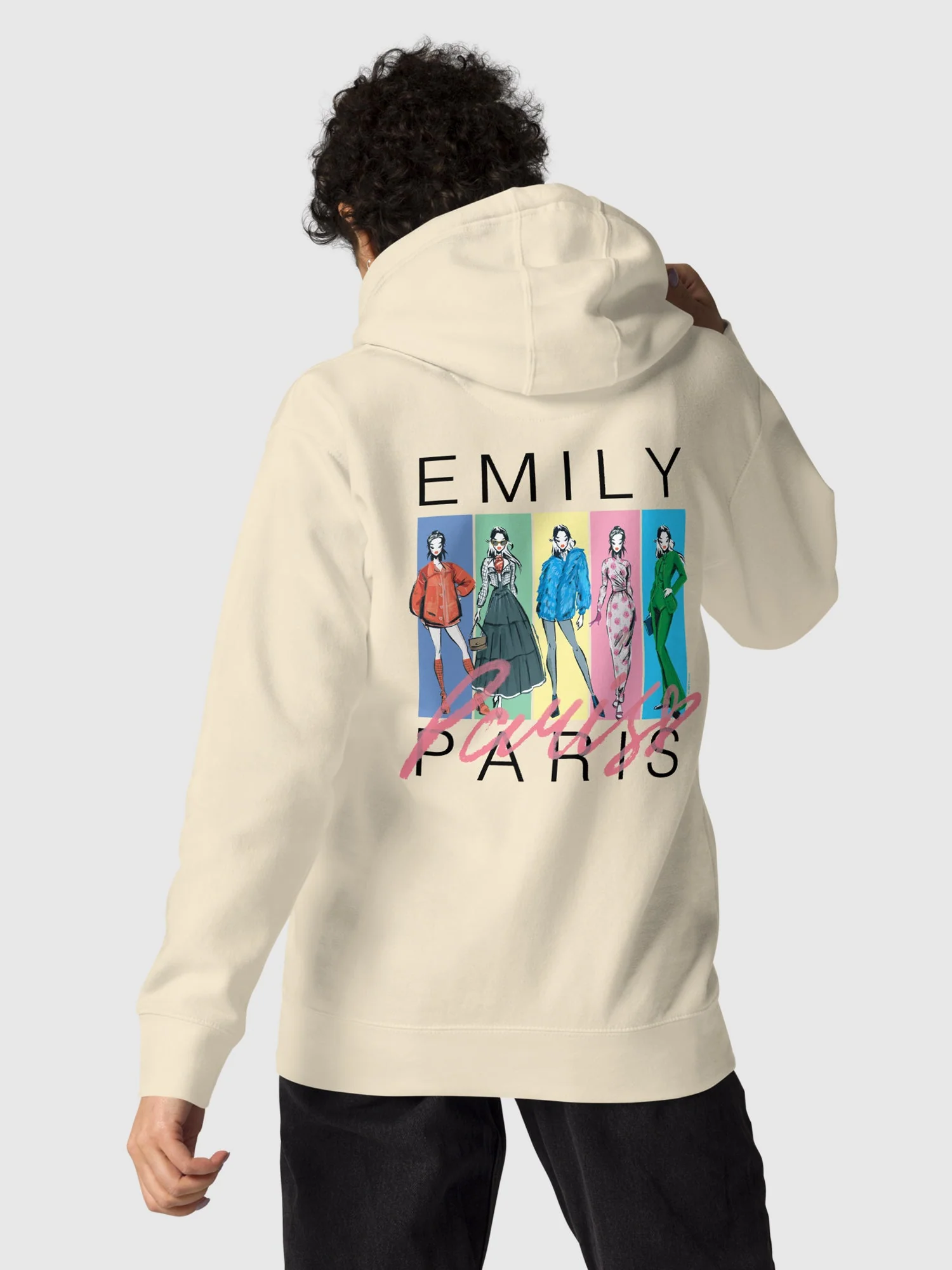 Emily in Paris Hoodie Fashion Sketches - Image 3