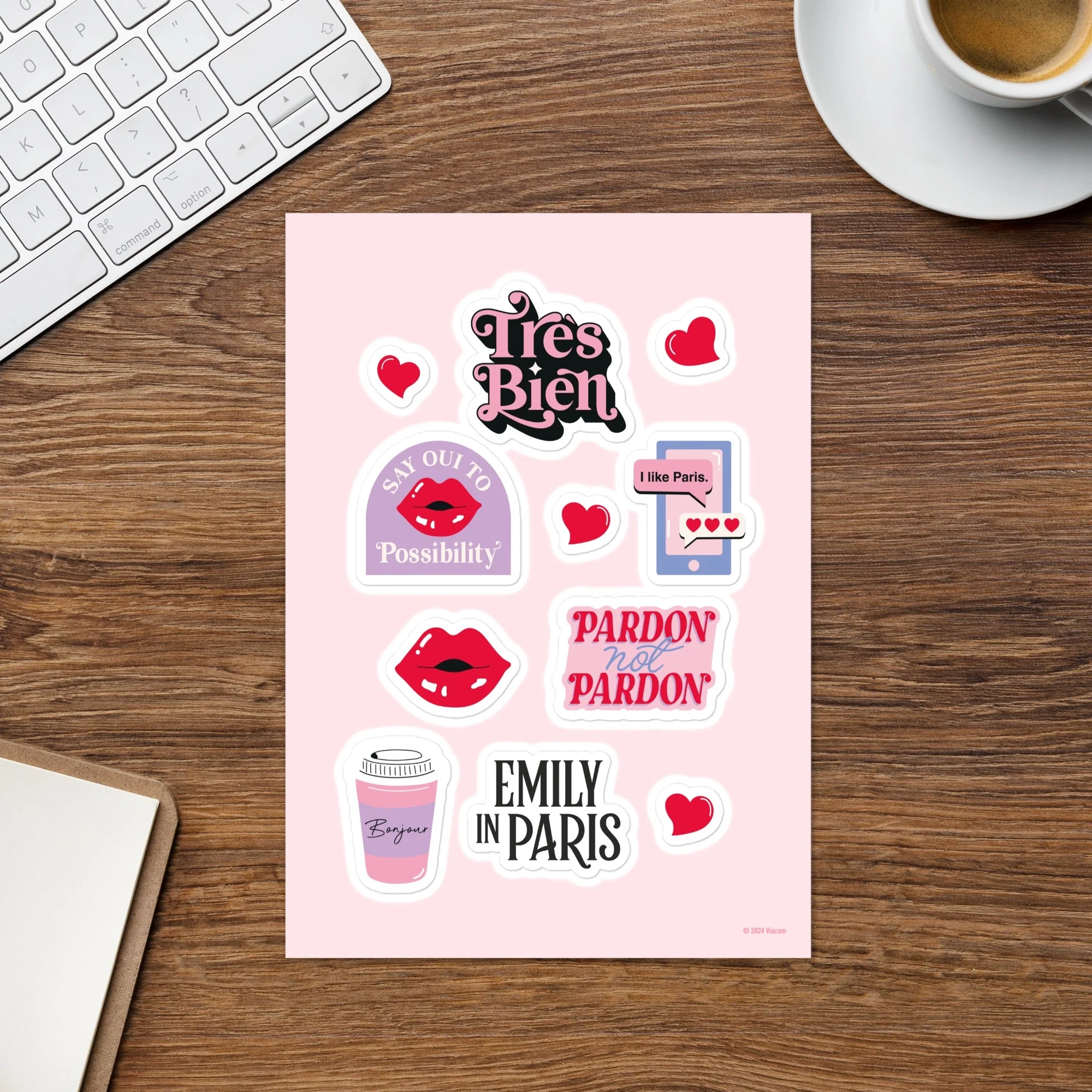 Emily in Paris Icons Sticker Sheet - Image 2