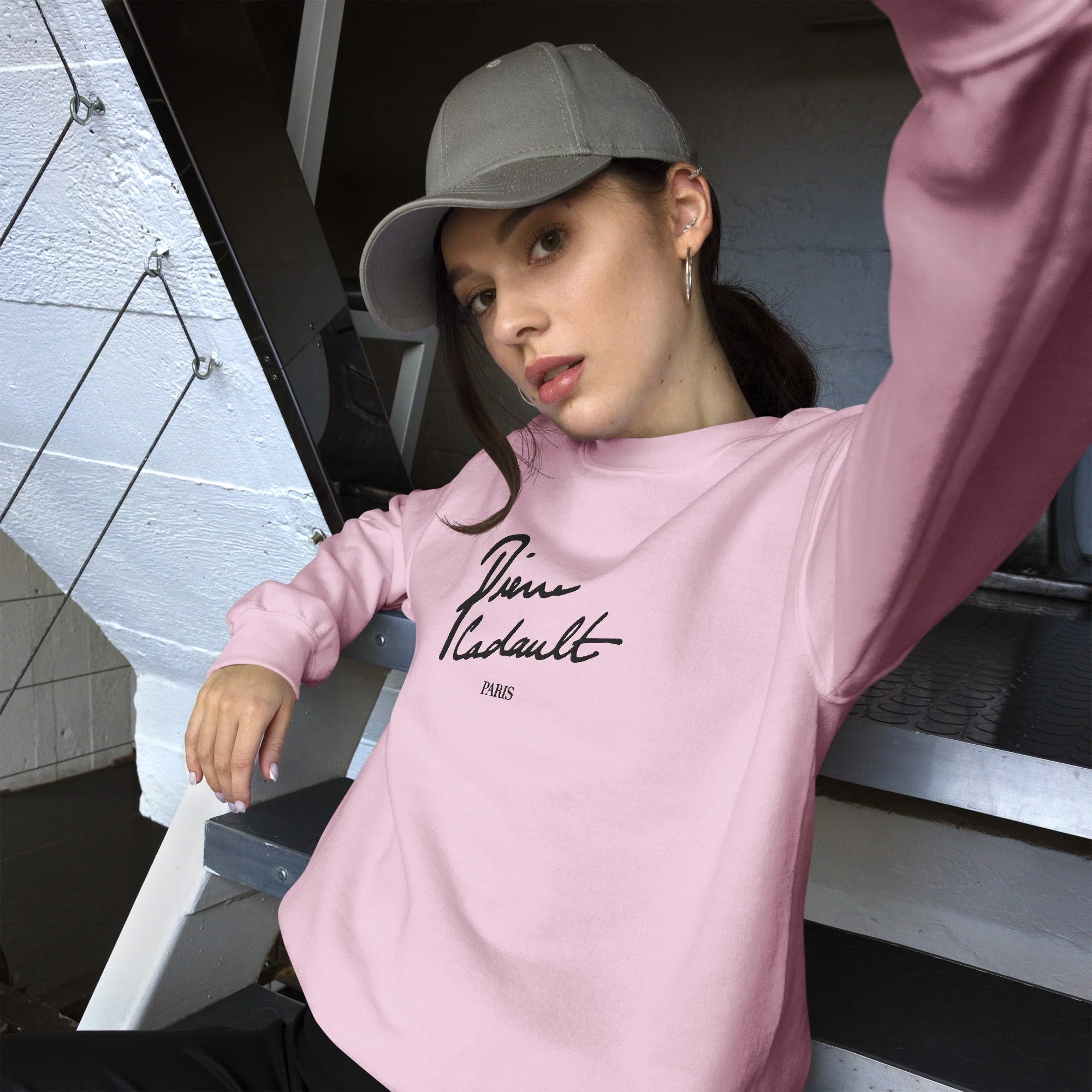 Emily in Paris Pierre Cadualt Embroidered Crewneck - Image 3