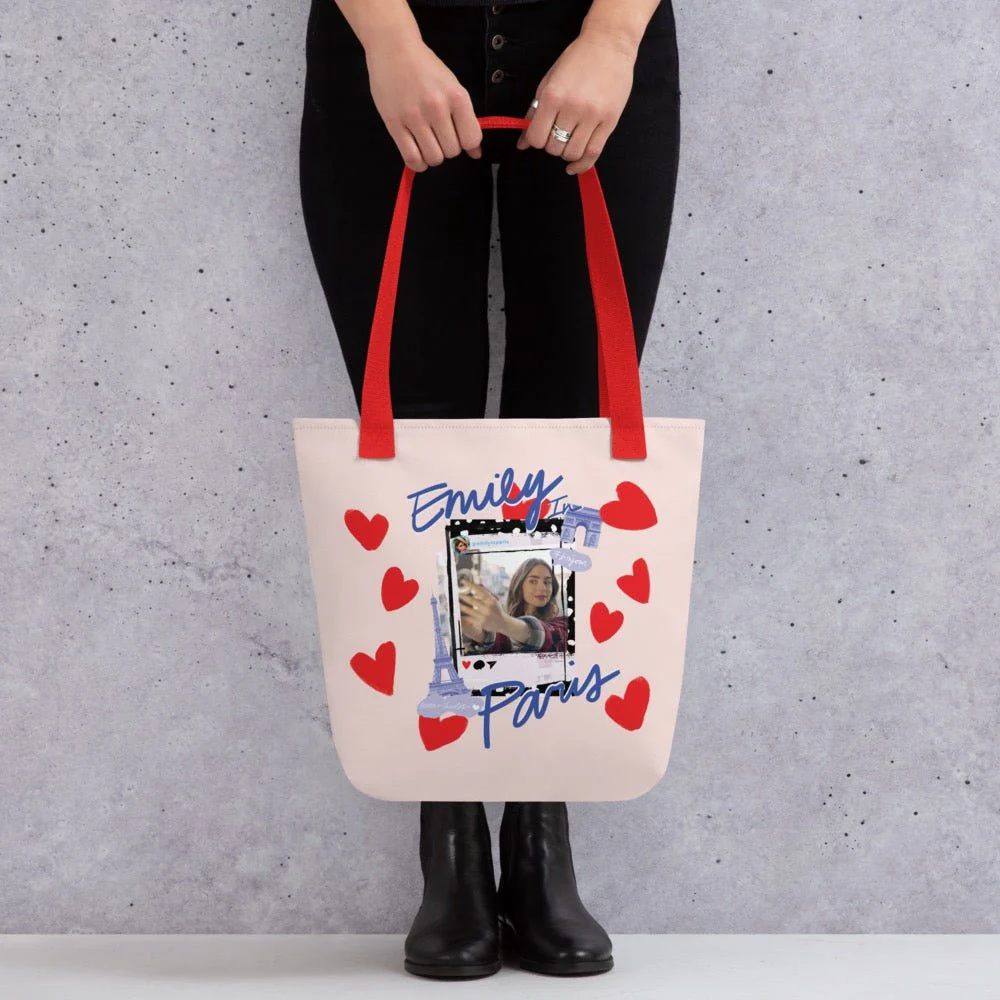 Emily in Paris Selfie Tote Bag - Image 3