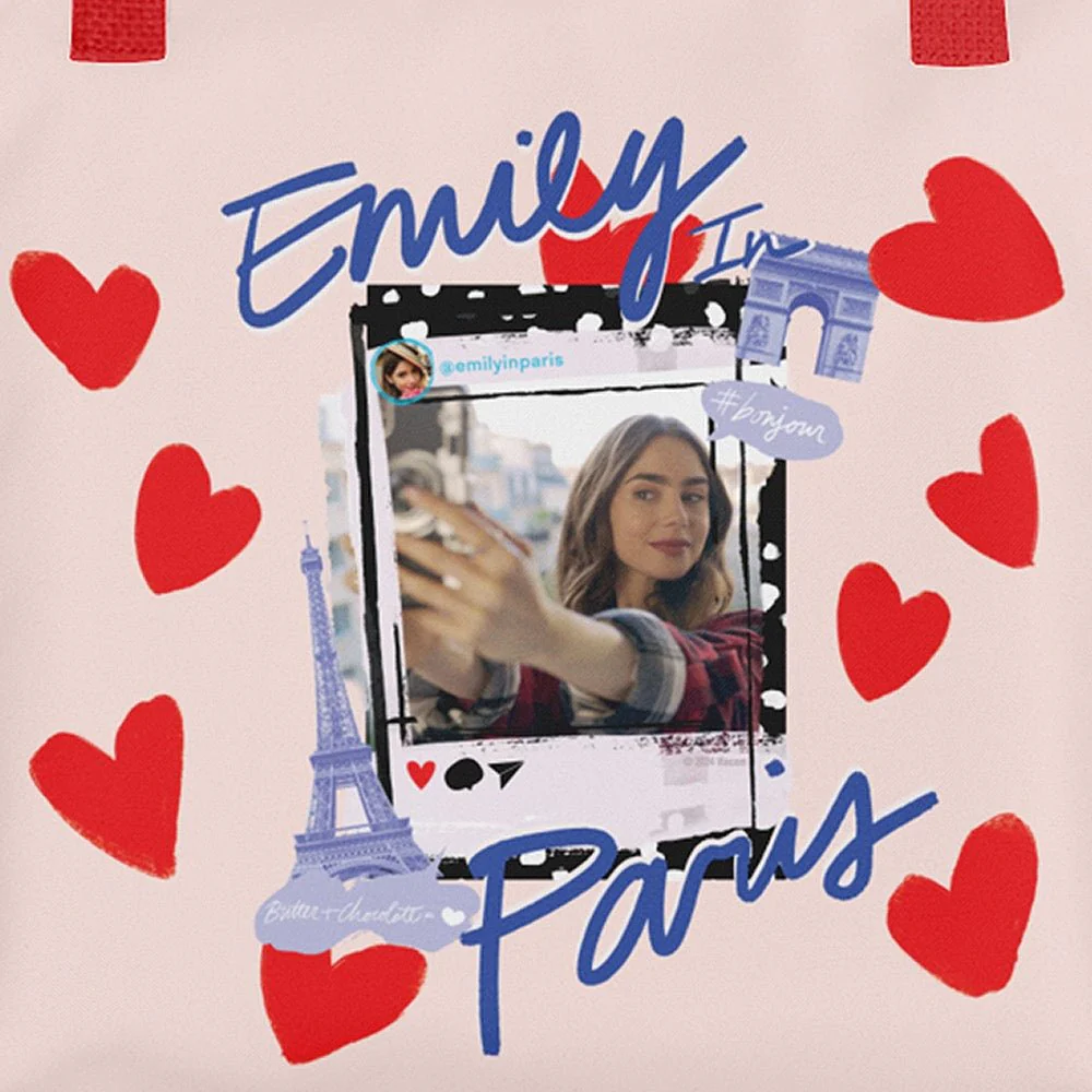 Emily in Paris Selfie Tote Bag - Image 4