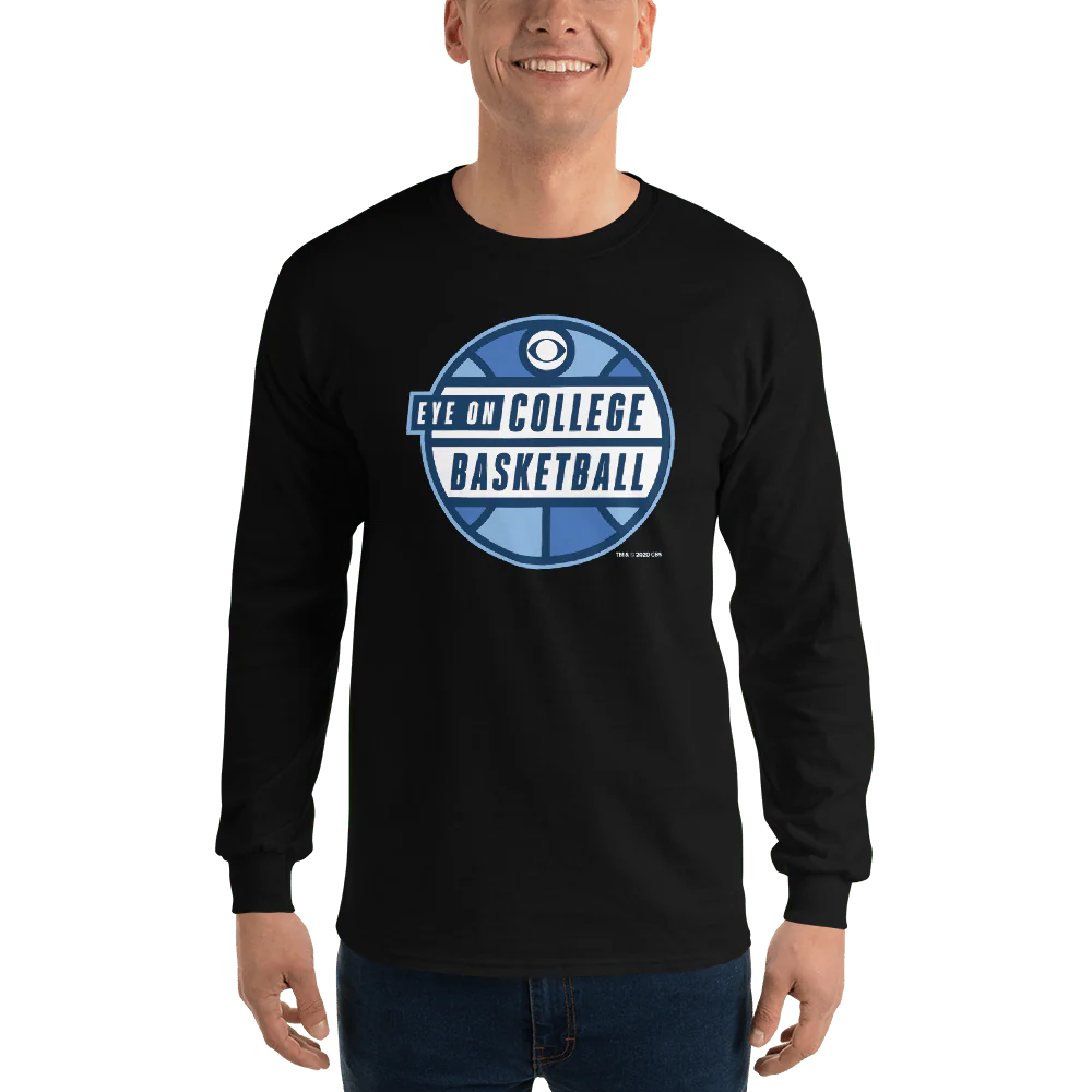 Eye on College Basketball Podcast Logo Adult Long Sleeve T-Shirt - Image 2