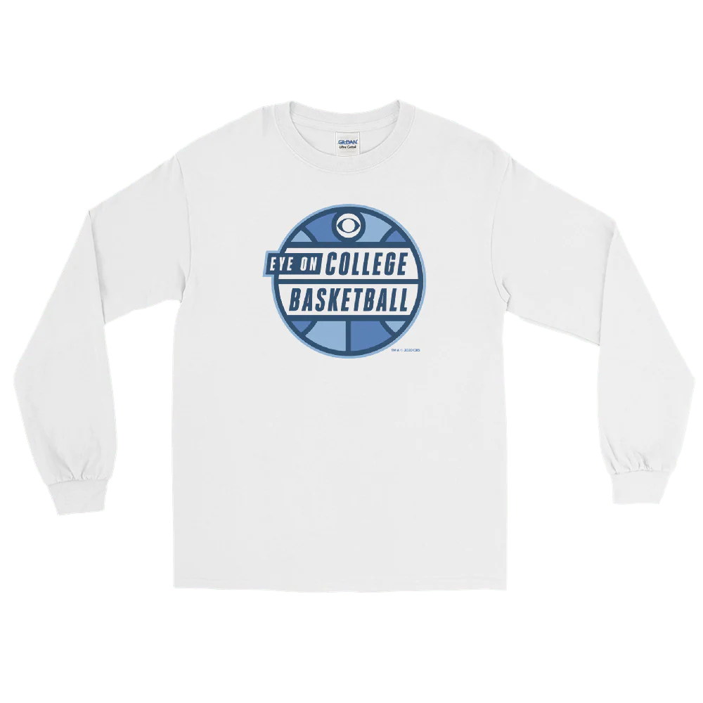 Eye on College Basketball Podcast Logo Adult Long Sleeve T-Shirt - Image 5