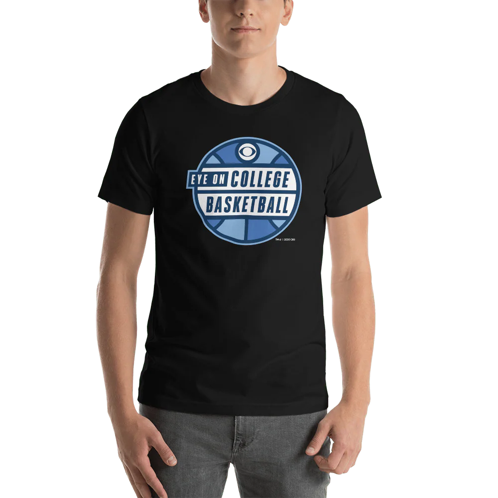 Eye on College Basketball Podcast Logo Adult Short Sleeve T-Shirt - Image 2