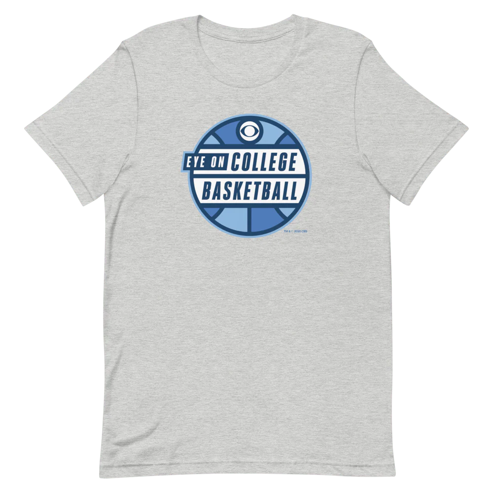 Eye on College Basketball Podcast Logo Adult Short Sleeve T-Shirt - Image 3