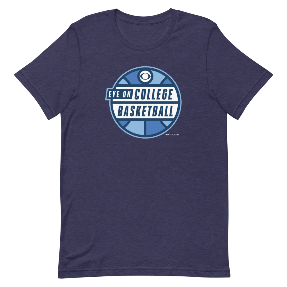 Eye on College Basketball Podcast Logo Adult Short Sleeve T-Shirt - Image 5