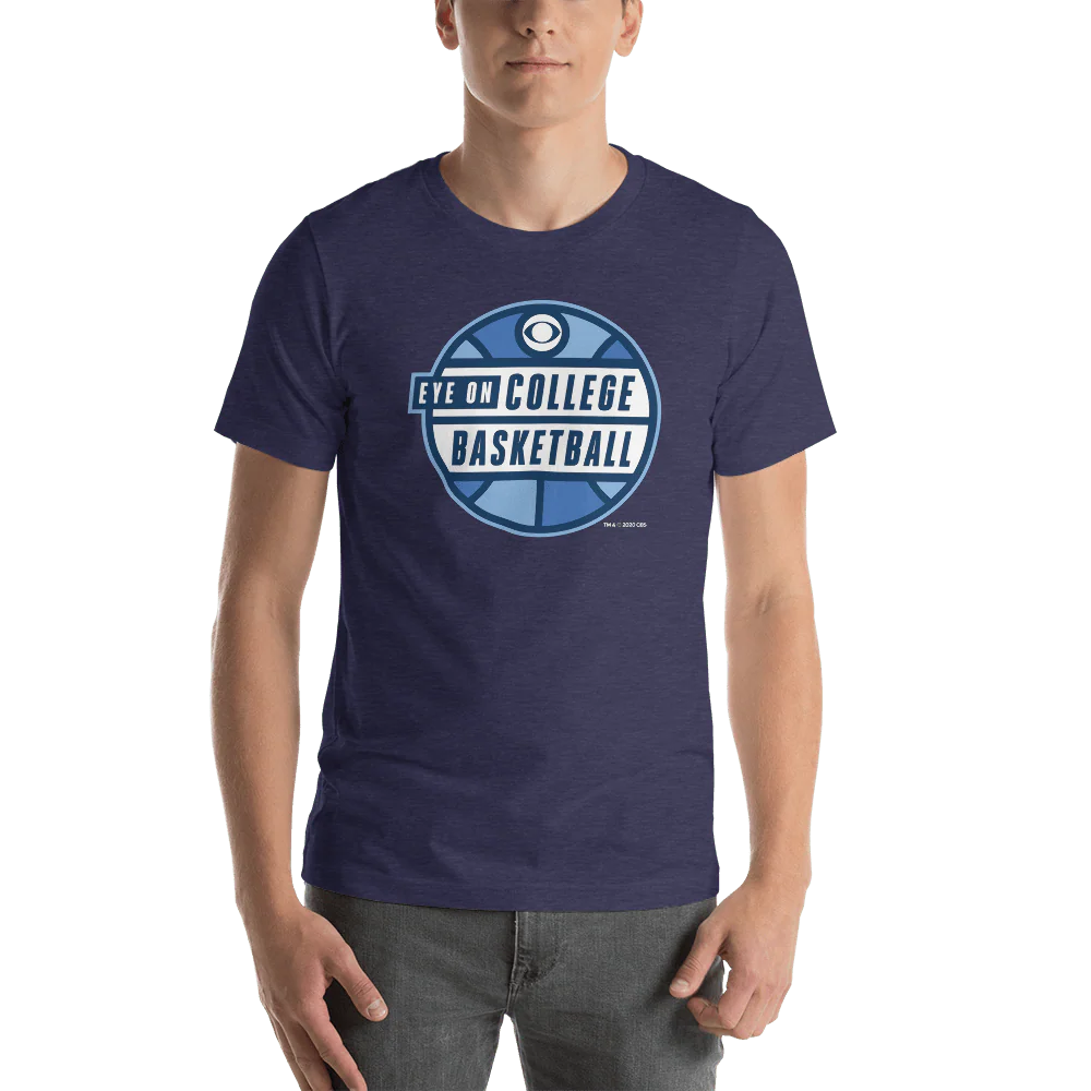 Eye on College Basketball Podcast Logo Adult Short Sleeve T-Shirt - Image 6