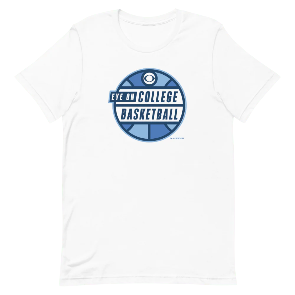 Eye on College Basketball Podcast Logo Adult Short Sleeve T-Shirt - Image 7