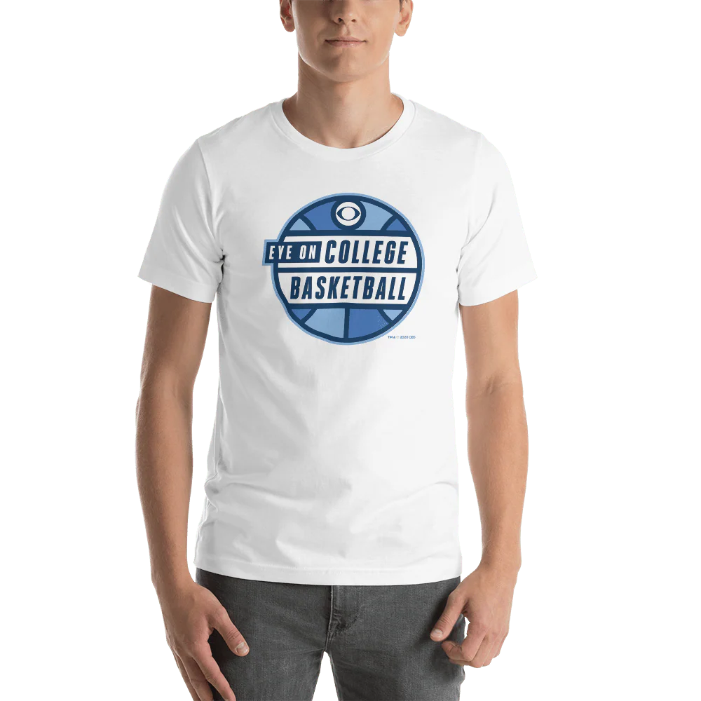 Eye on College Basketball Podcast Logo Adult Short Sleeve T-Shirt - Image 8