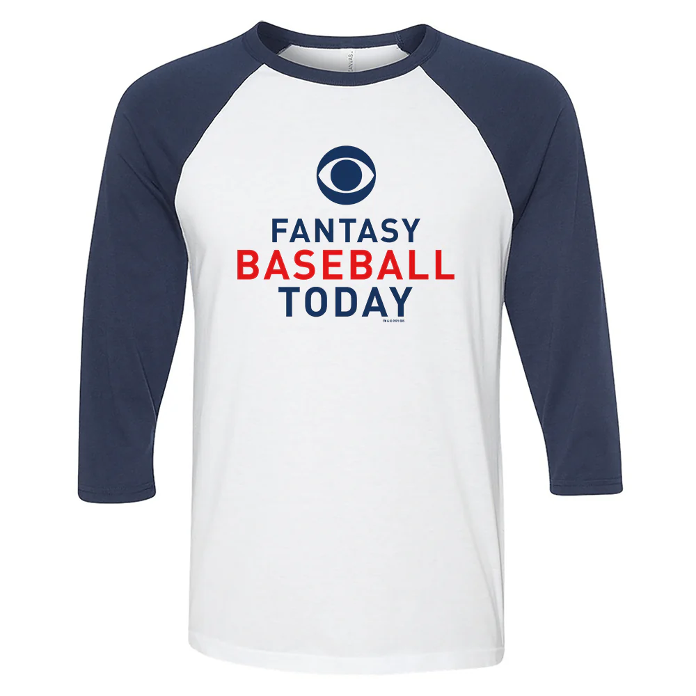 Fantasy Baseball Logo 3/4 Sleeve Baseball T-Shirt - Image 4