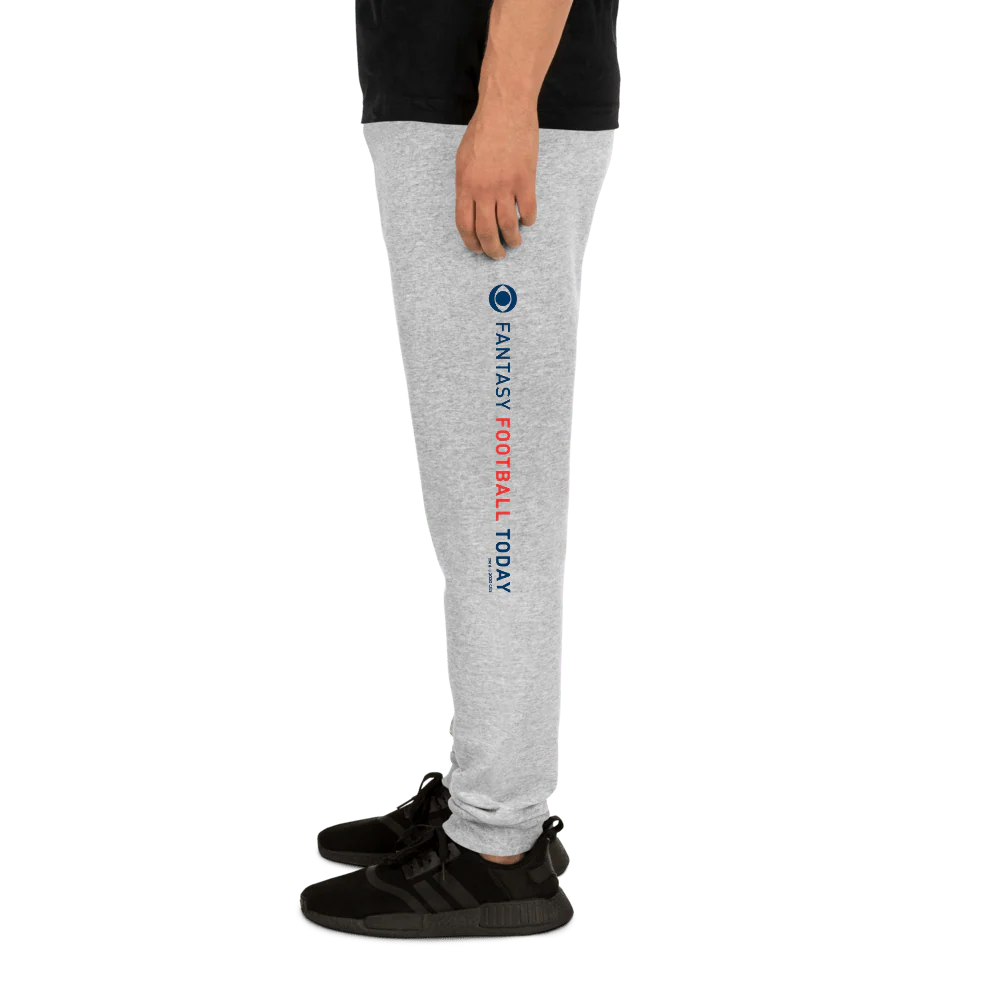 Fantasy Football Today Podcast Logo Adult Fleece Joggers - Image 2