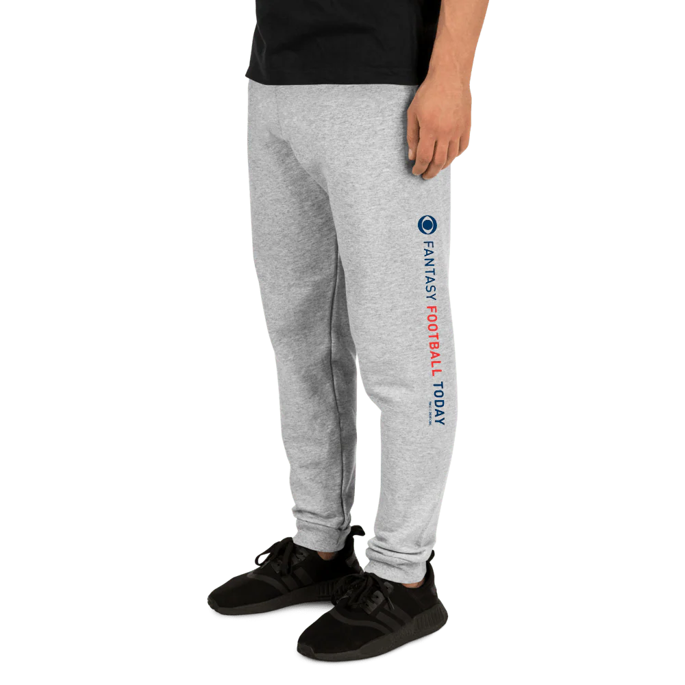 Fantasy Football Today Podcast Logo Adult Fleece Joggers - Image 3