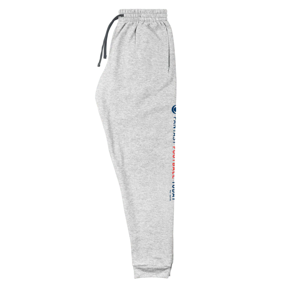 Fantasy Football Today Podcast Logo Adult Fleece Joggers - Image 4