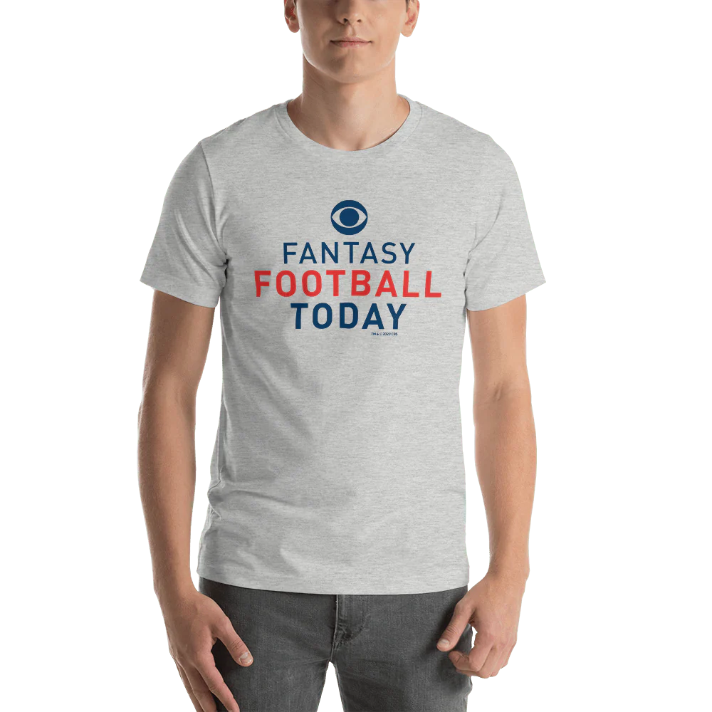 Fantasy Football Today Podcast Logo Adult Short Sleeve T-Shirt - Image 2