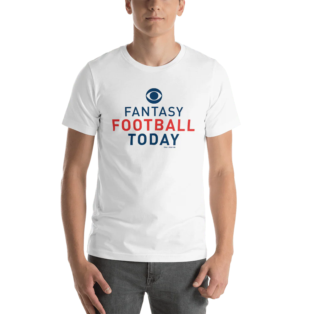 Fantasy Football Today Podcast Logo Adult Short Sleeve T-Shirt - Image 4