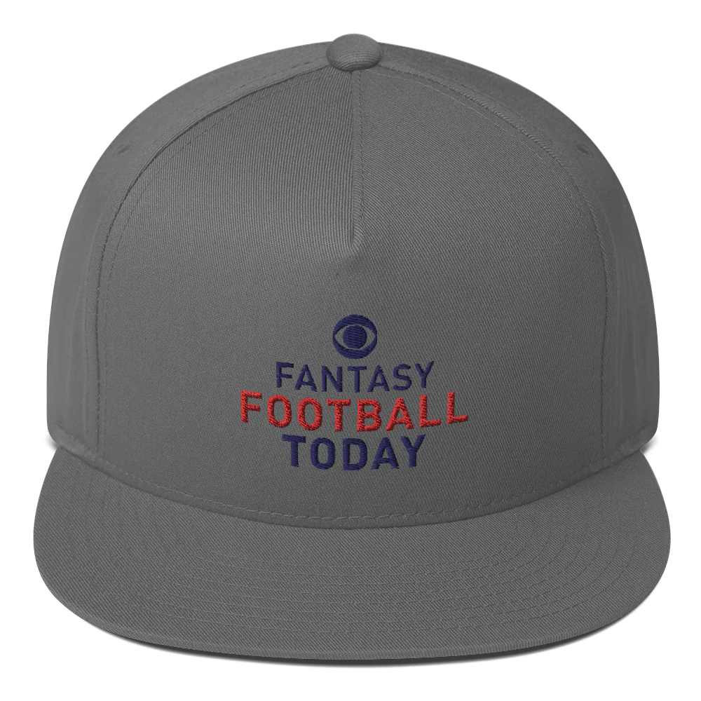 Fantasy Football Today Podcast Logo Embroidered Flat Bill Hat