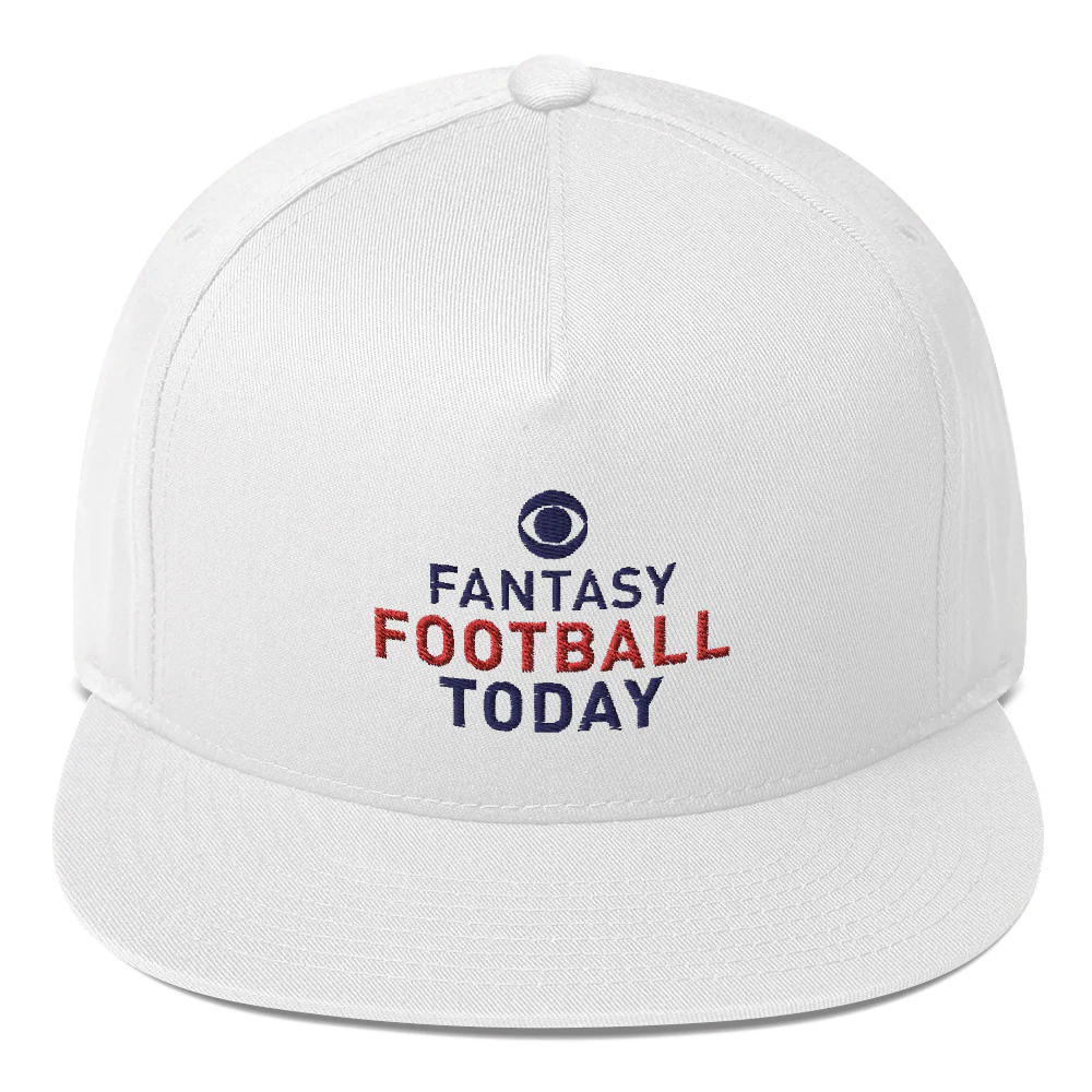 Fantasy Football Today Podcast Logo Embroidered Flat Bill Hat - Image 3