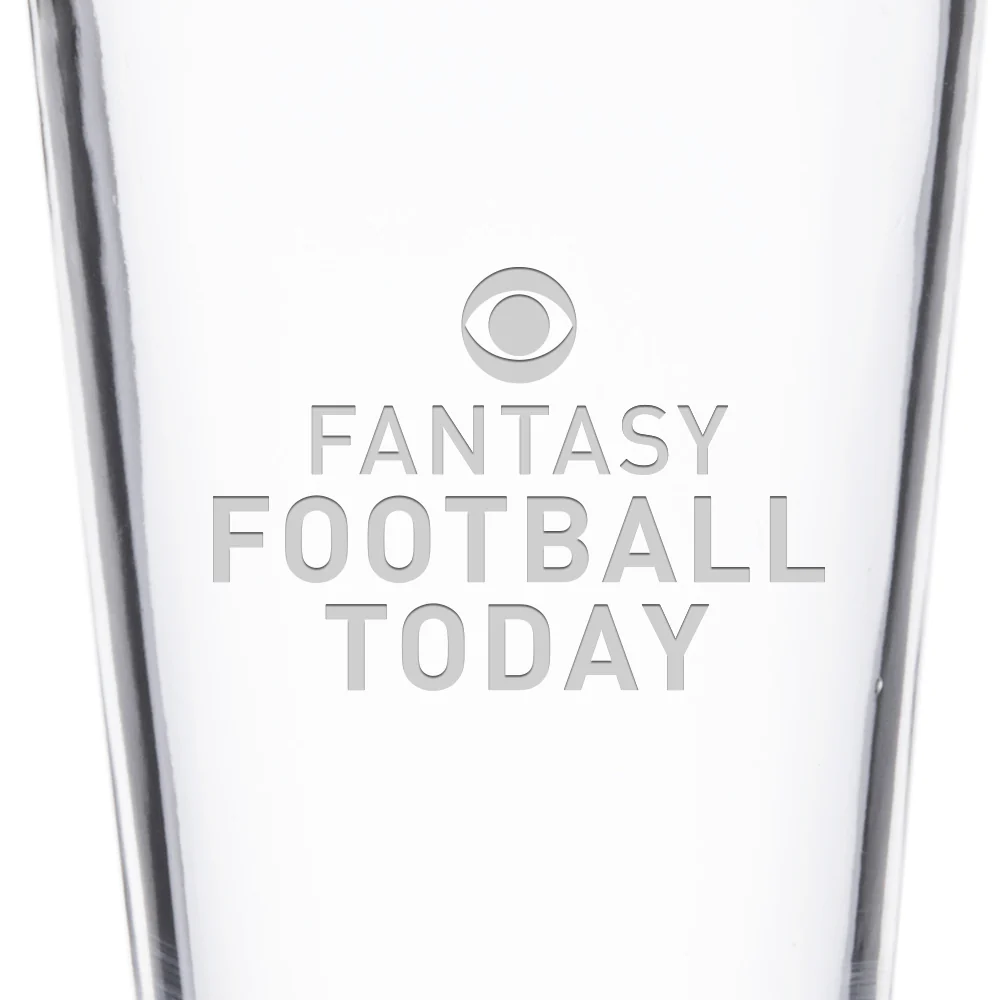 Fantasy Football Today Podcast Logo Laser Engraved Pint Glass - Image 2