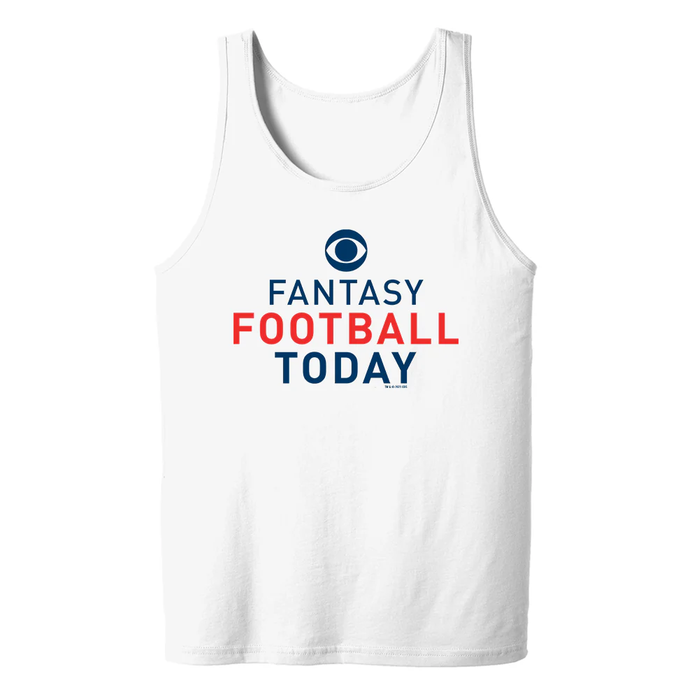 Fantasy Football Today Podcast Logo Adult Tank Top - Image 2
