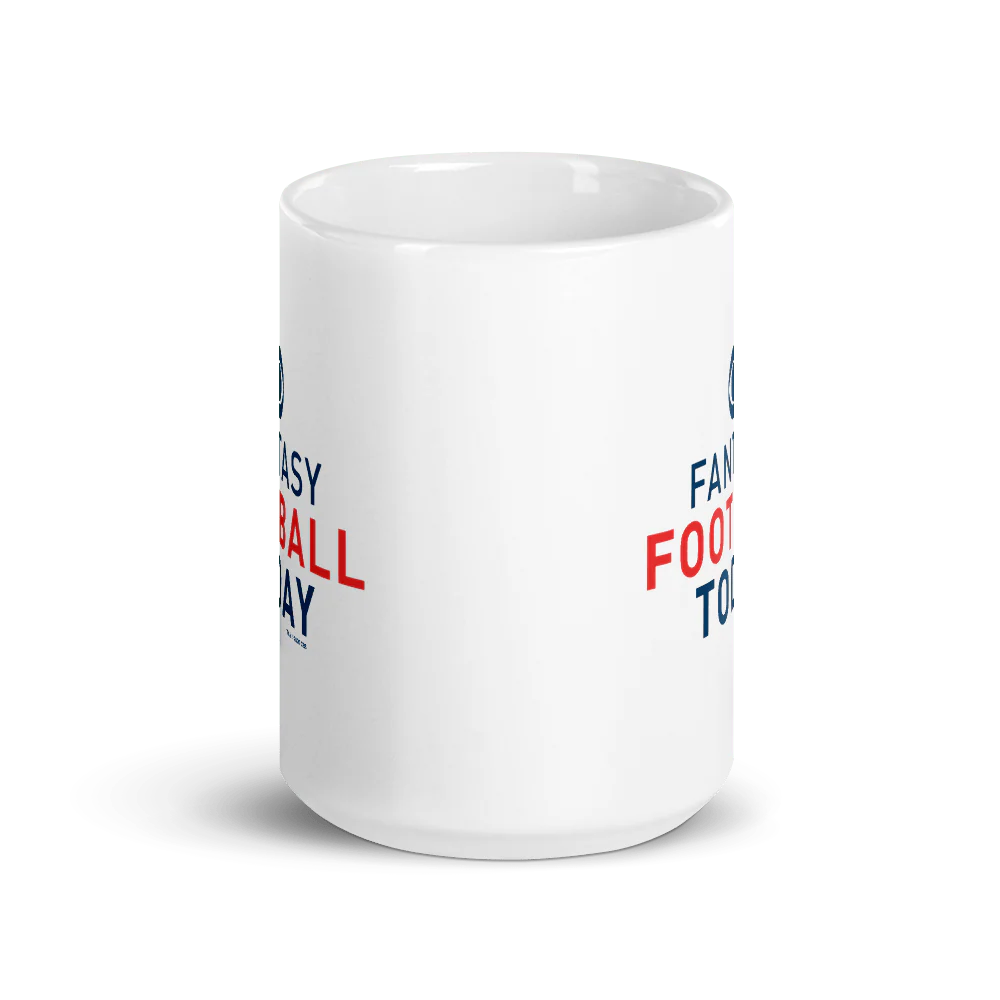 Fantasy Football Today Podcast White Mug - Image 6