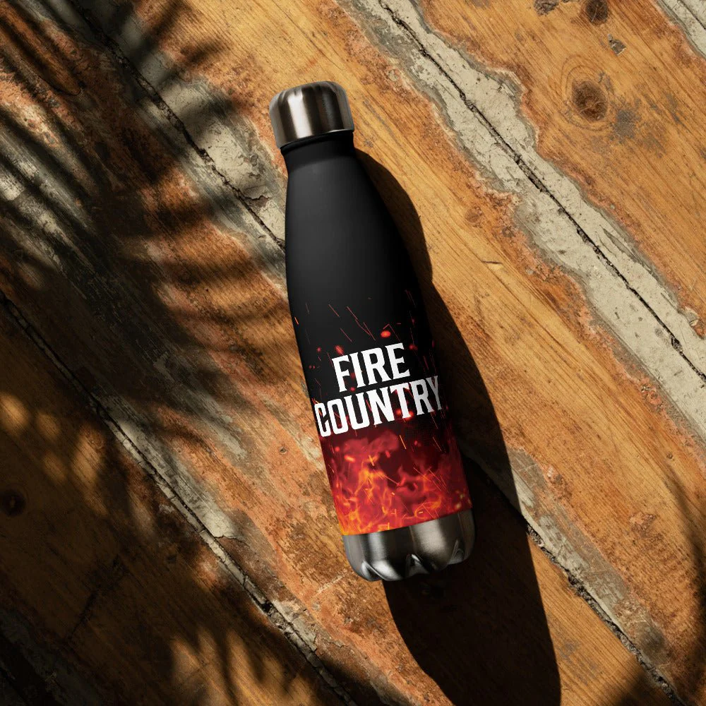 Fire Country Logo Stainless Steel Water Bottle - Image 3
