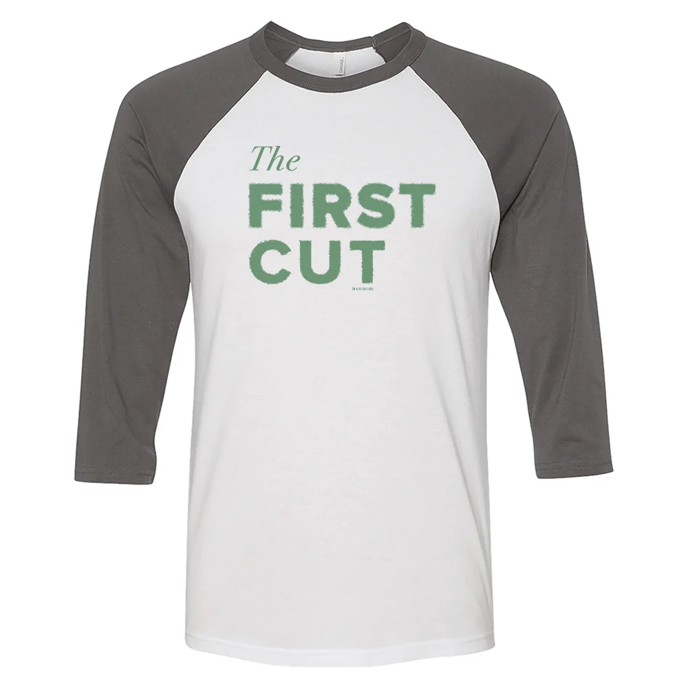 First Cut Logo 3/4 Sleeve Baseball T-Shirt - Image 3