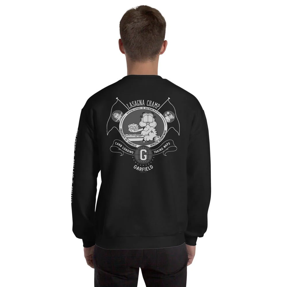 Garfield Athletic Dept. Lasagna Champ Crewneck Sweatshirt - Image 2