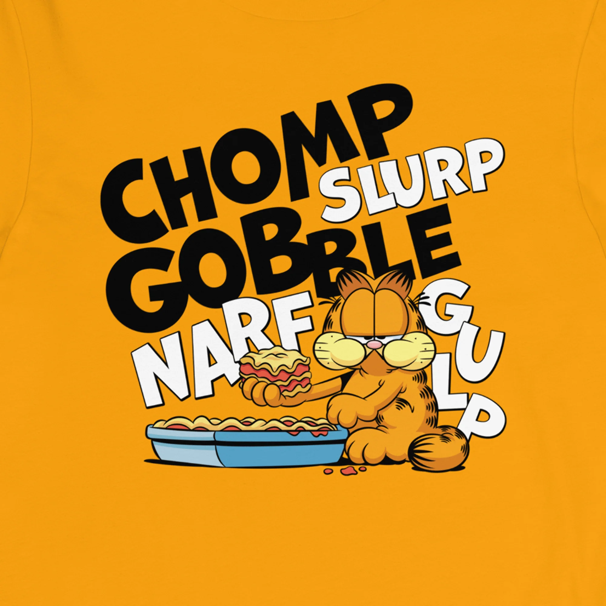 Garfield CHOMP Adult Long Sleeve T-Shirt - Image 2