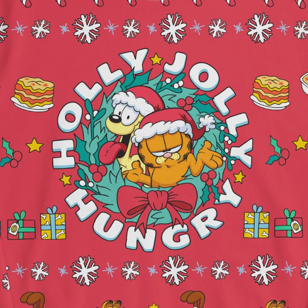 Garfield Christmas Unisex Crewneck Sweatshirt - Image 2