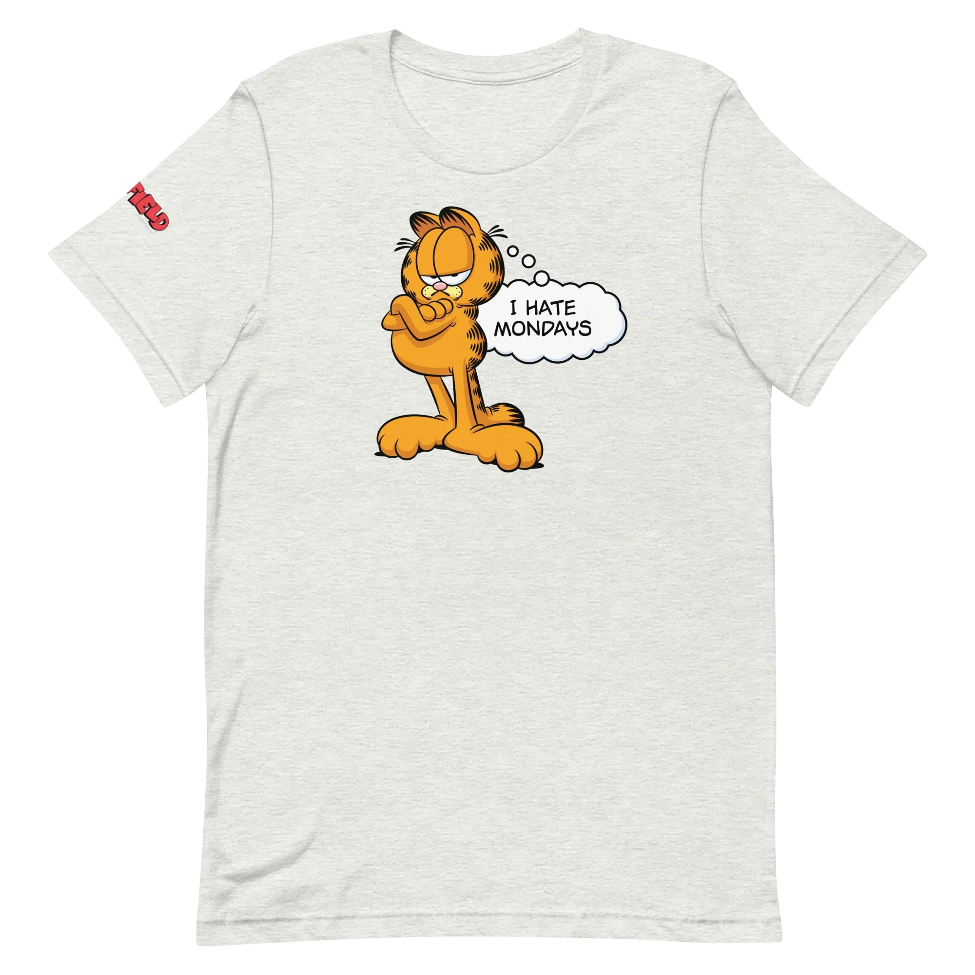 Garfield I Hate Mondays Adult Short Sleeve T-Shirt