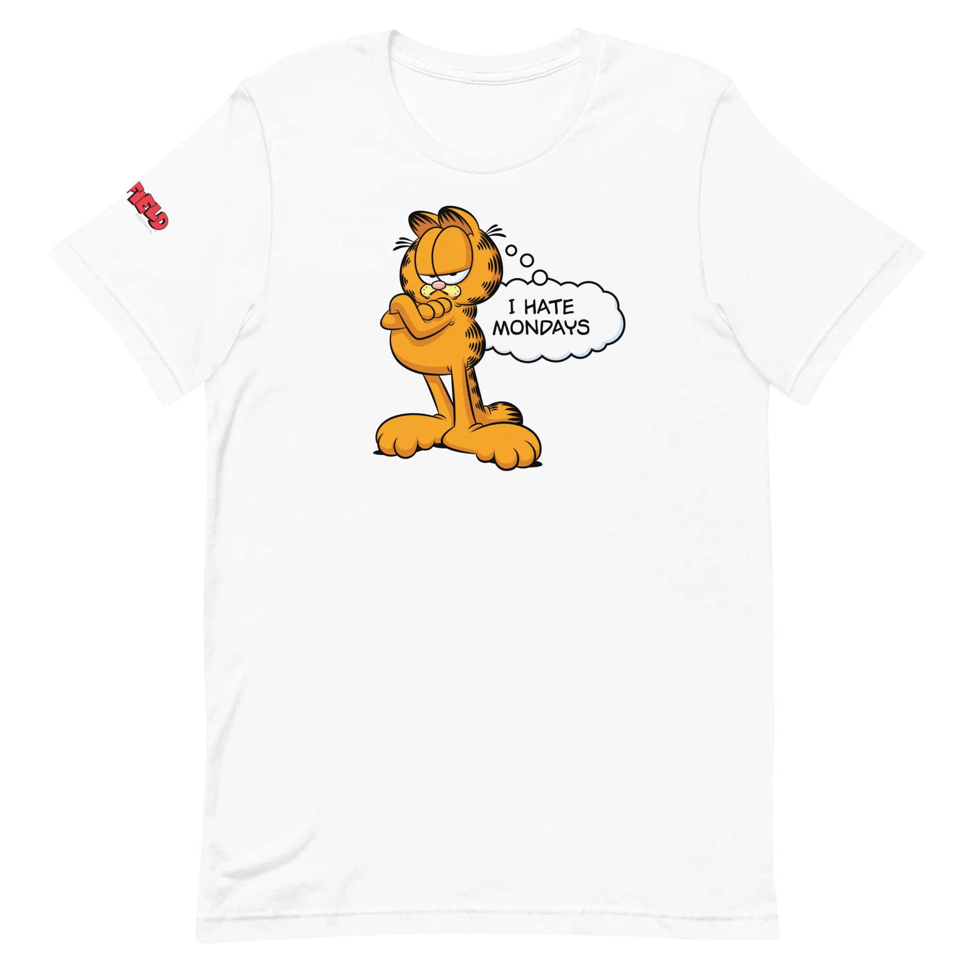 Garfield I Hate Mondays Adult Short Sleeve T-Shirt - Image 12