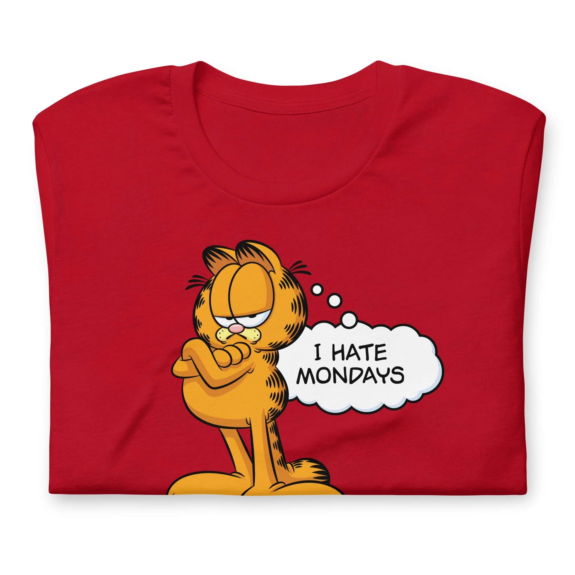Garfield I Hate Mondays Adult Short Sleeve T-Shirt - Image 2