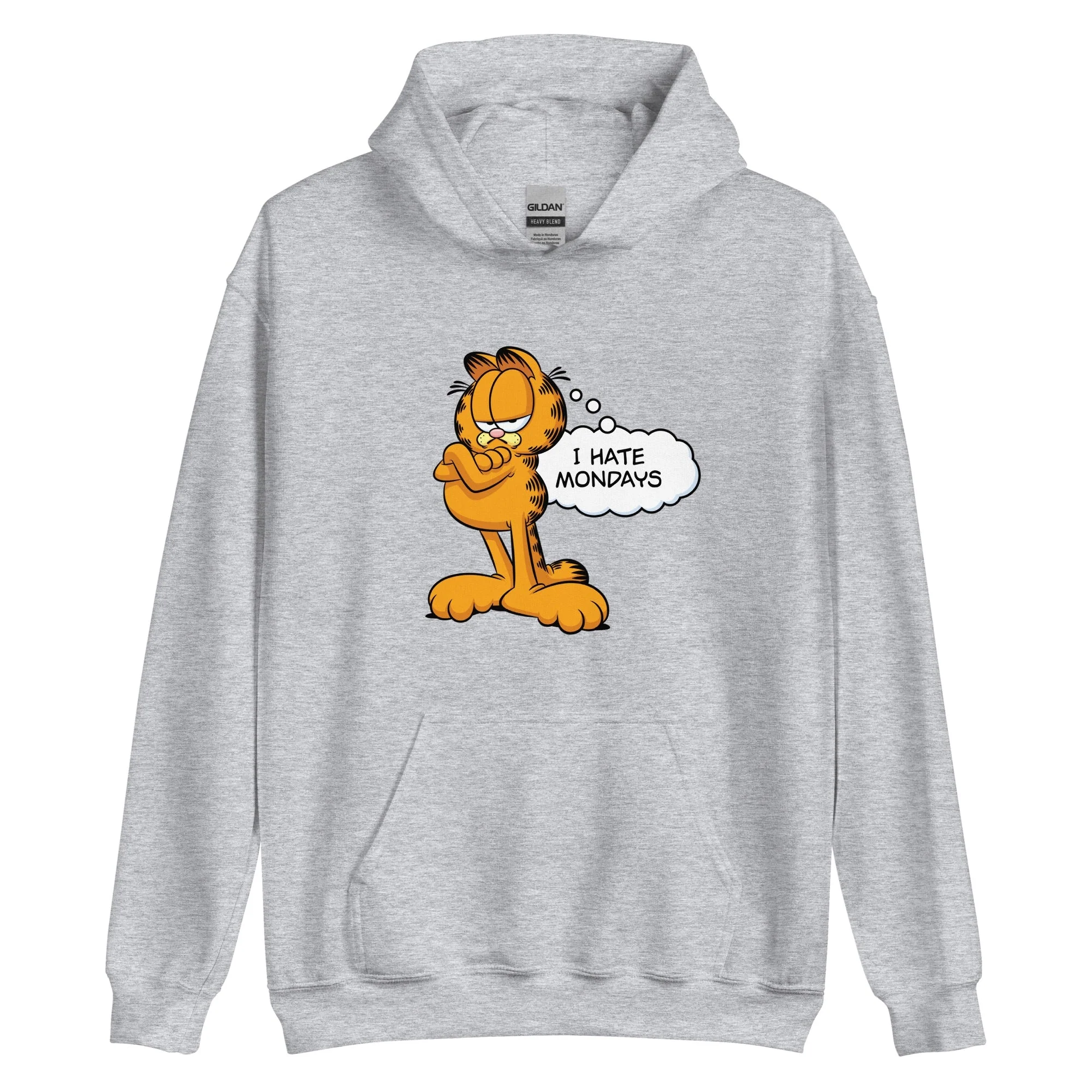 Garfield I Hate Mondays Hooded Sweatshirt - Image 4