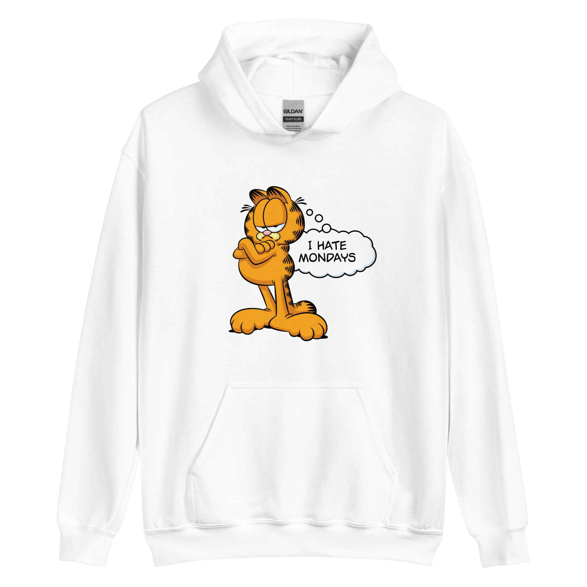 Garfield I Hate Mondays Hooded Sweatshirt - Image 6