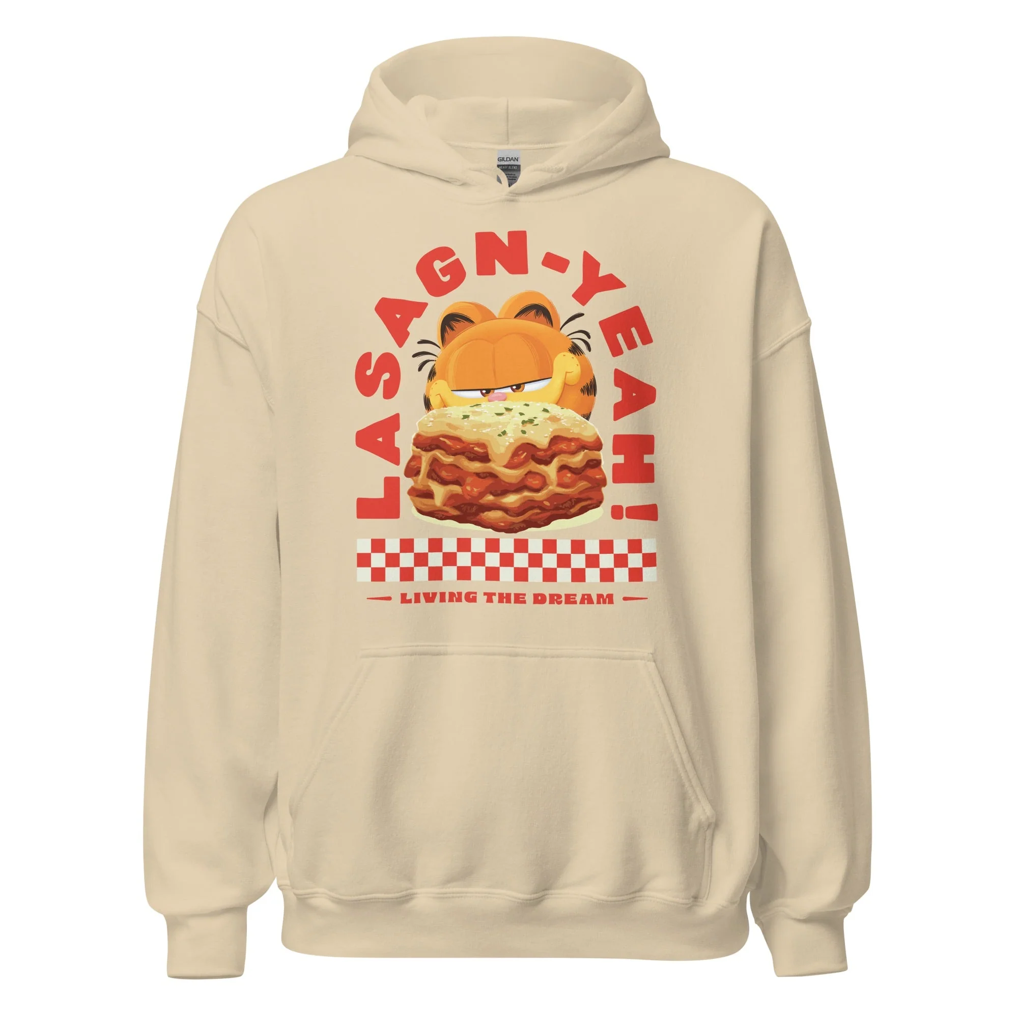 Garfield LASAGN-YEAH Adult Hoodie - Image 3