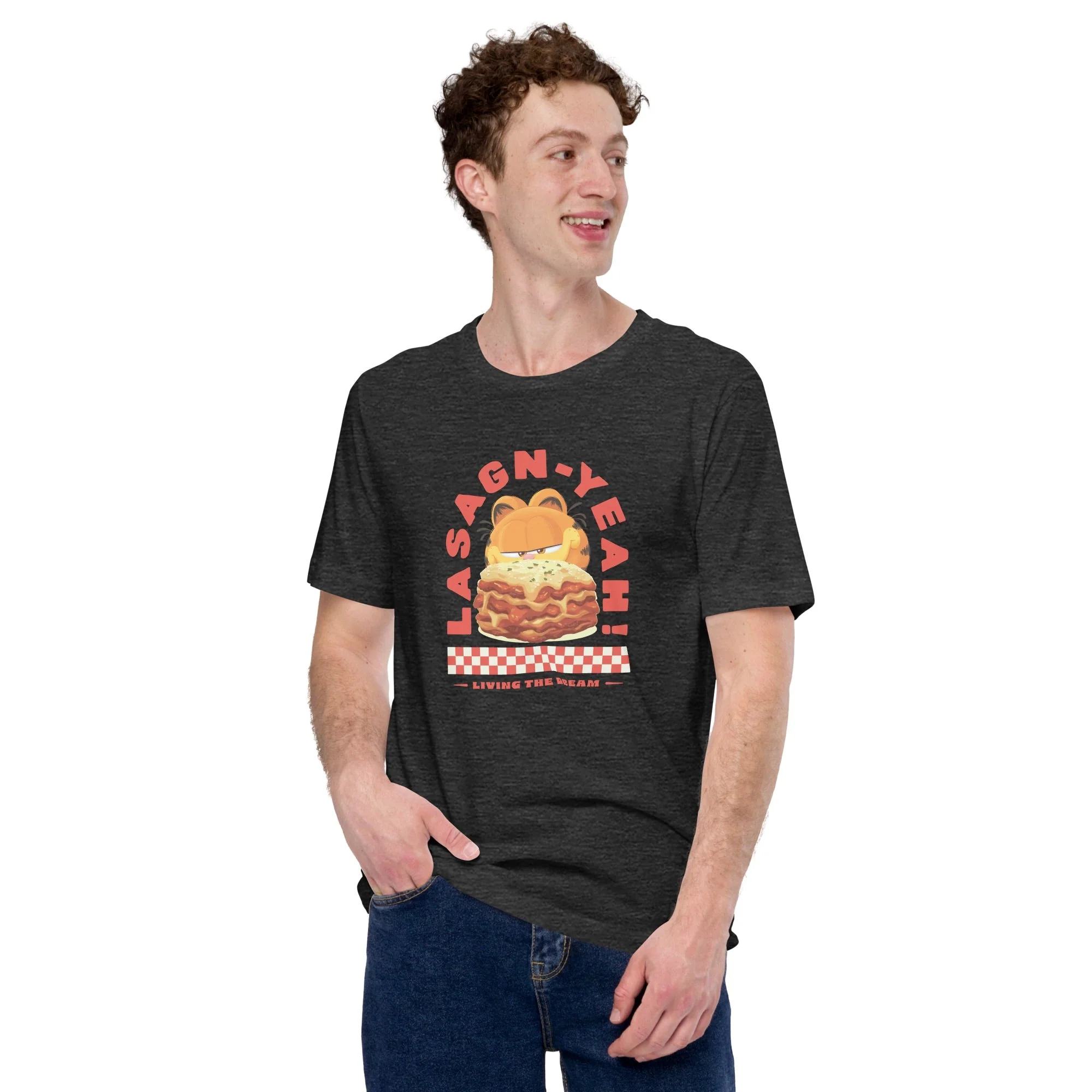 Garfield LASAGN-YEAH Adult T-Shirt - Image 2
