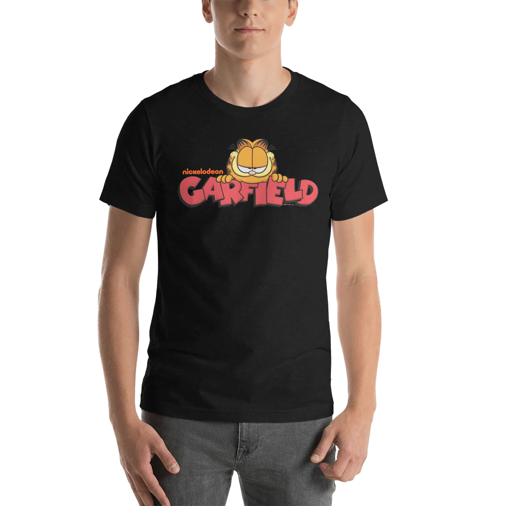 Garfield Logo Adult Short Sleeve T-Shirt - Image 3