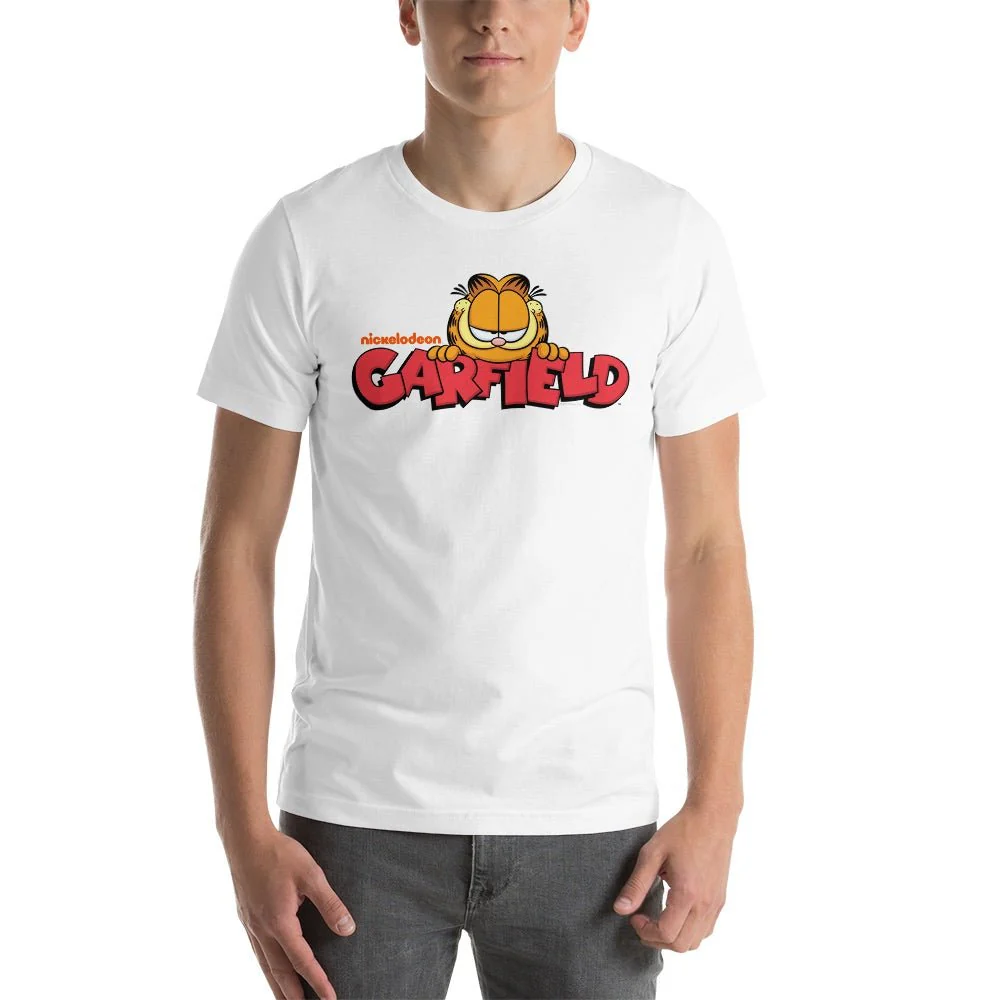 Garfield Logo Adult Short Sleeve T-Shirt - Image 4
