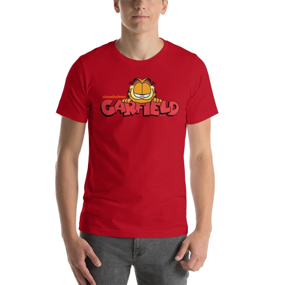Garfield Logo Adult Short Sleeve T-Shirt - Image 5
