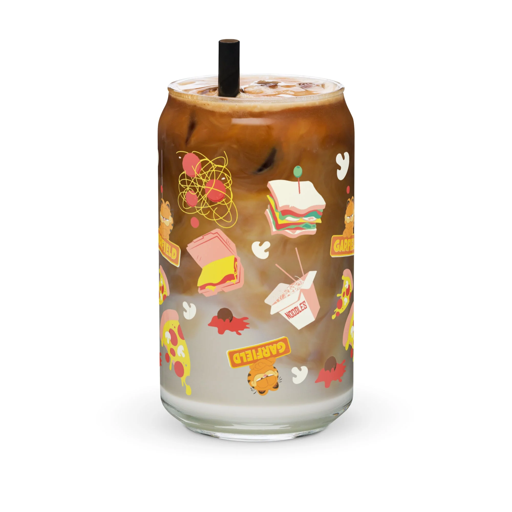 Garfield Movie Food Can Glass - Image 2