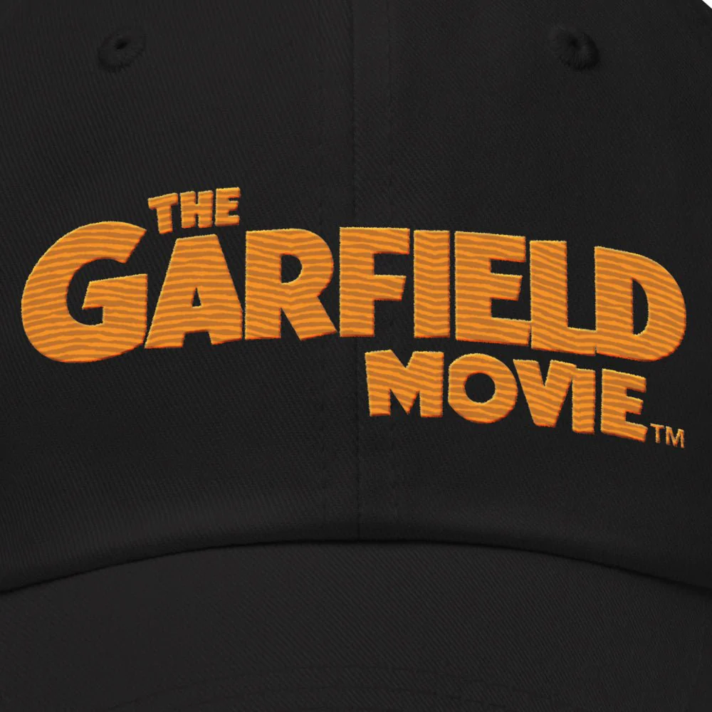 Garfield Movie Logo Embroidered Dad Hat - Image 3