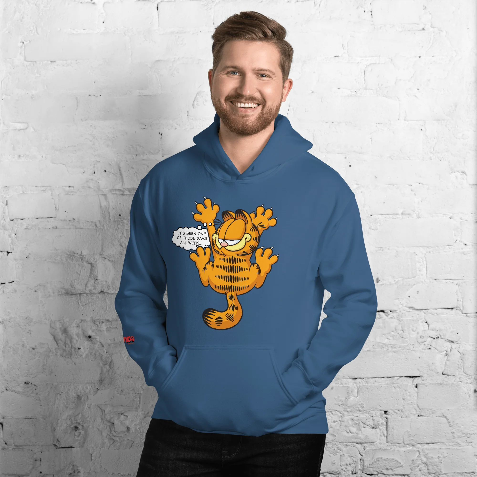 Garfield One Of Those Days Hooded Sweatshirt - Image 3