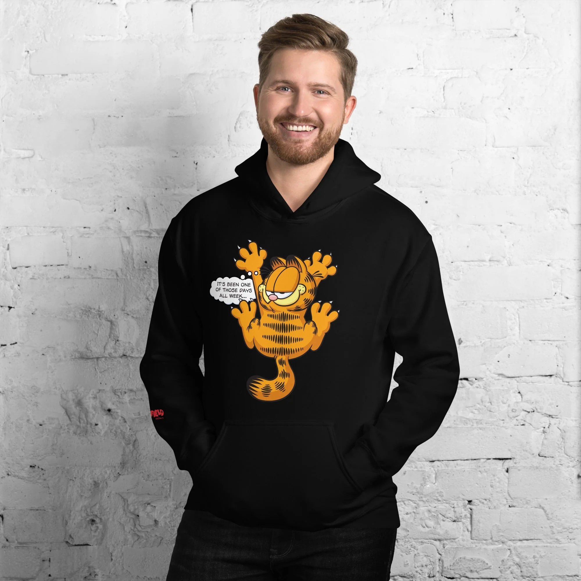 Garfield One Of Those Days Hooded Sweatshirt - Image 5