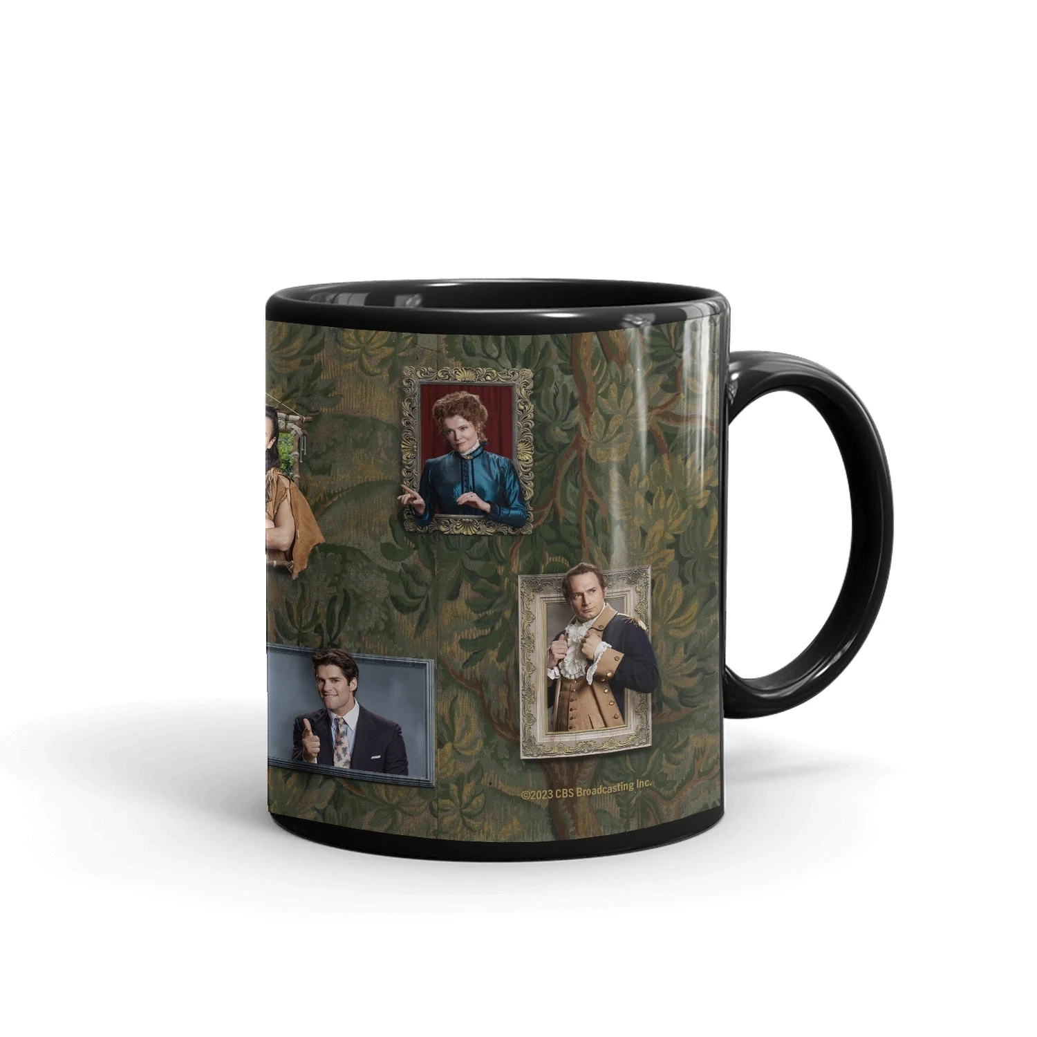 Ghosts Frames Black Mug - Image 4