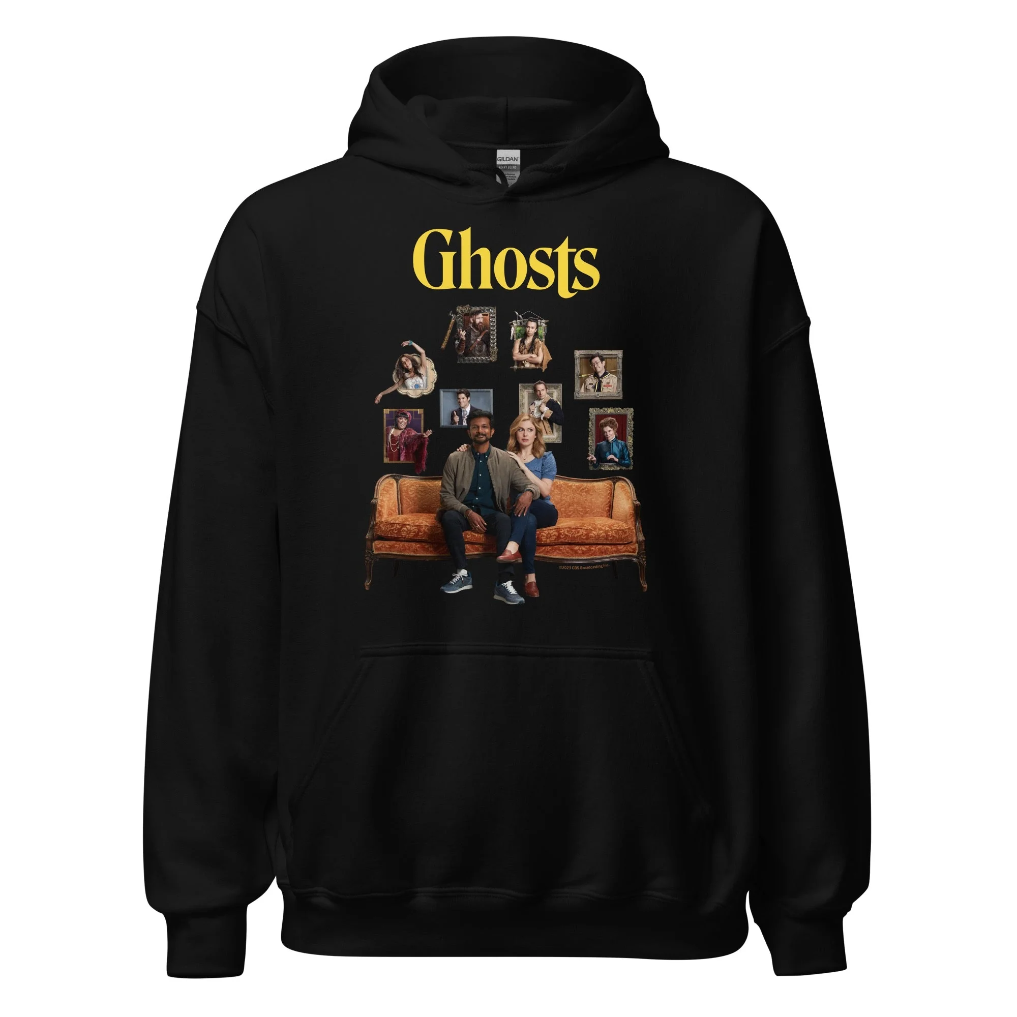 Ghosts Portraits Unisex Hooded Sweatshirt - Image 3