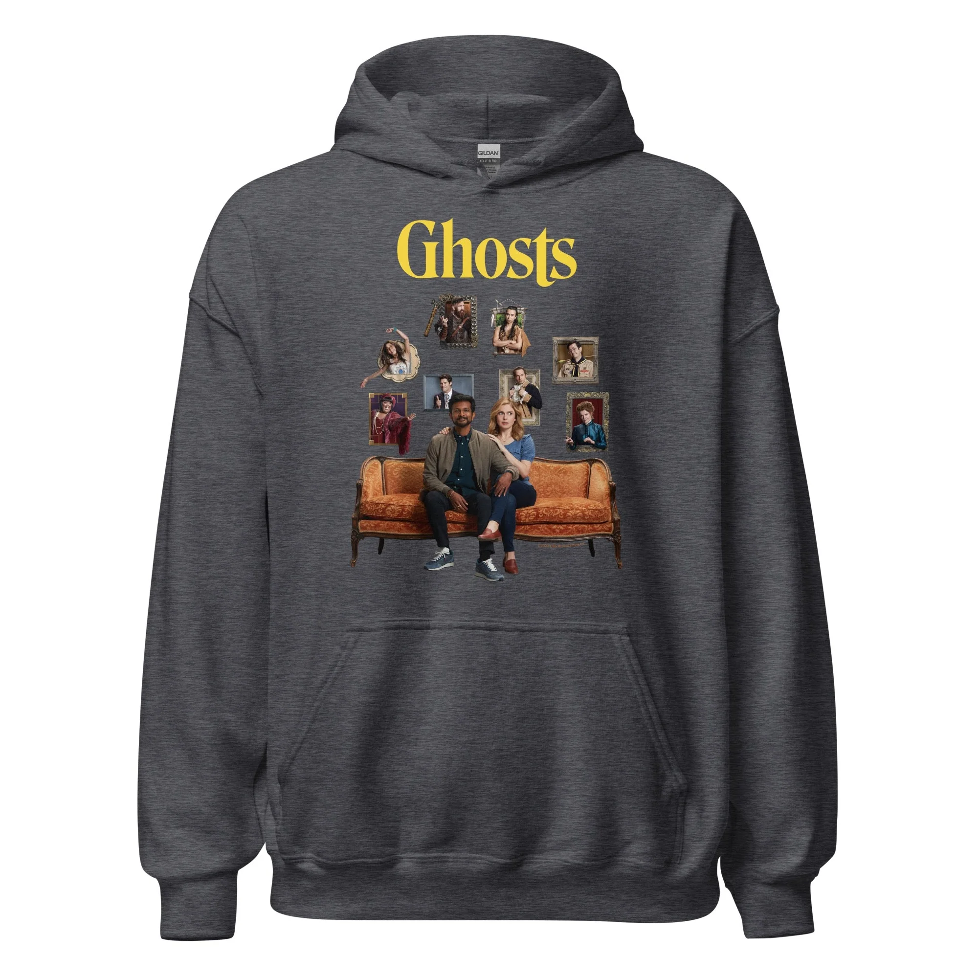 Ghosts Portraits Unisex Hooded Sweatshirt - Image 4